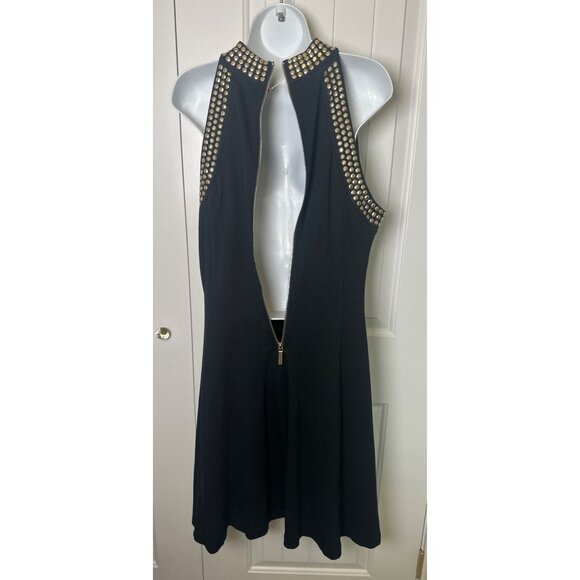 Designer Carmen Marc Valvo black sleeveless dress, Large - Picture 4 of 7